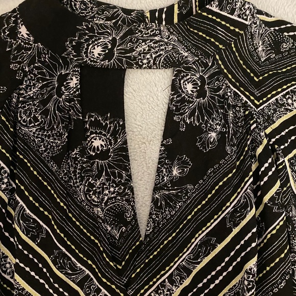 Free People Floral Print Long Sleeve Size XS - Picture 4 of 8
